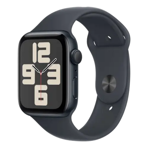 שעון חכם Apple Watch SE 2024 GPS 44mm צבע שעון Midnight Aluminium צבע רצועה Midnight Sport Band