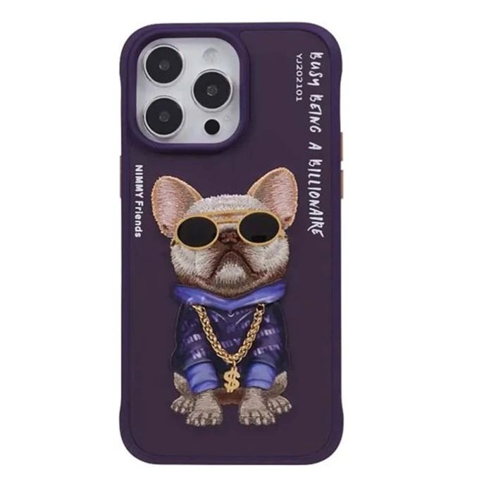 מגן Purple Little Rich Tycoon IPH 15 Pro