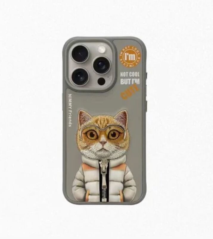 מגן Golden British Shorthair Gray IPH 15 Pro
