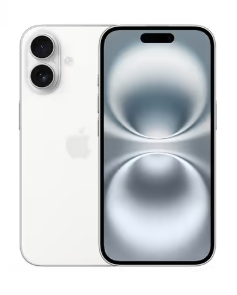 אייפון Apple iPhone 16 256GB - צבע White - שנה אחריות יבואן רשמי - ללא מטען וללא אוזניות