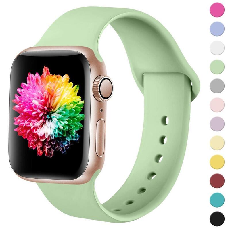 רצועת סיליקון ל APPLE WATCH 42-49mm GREEN