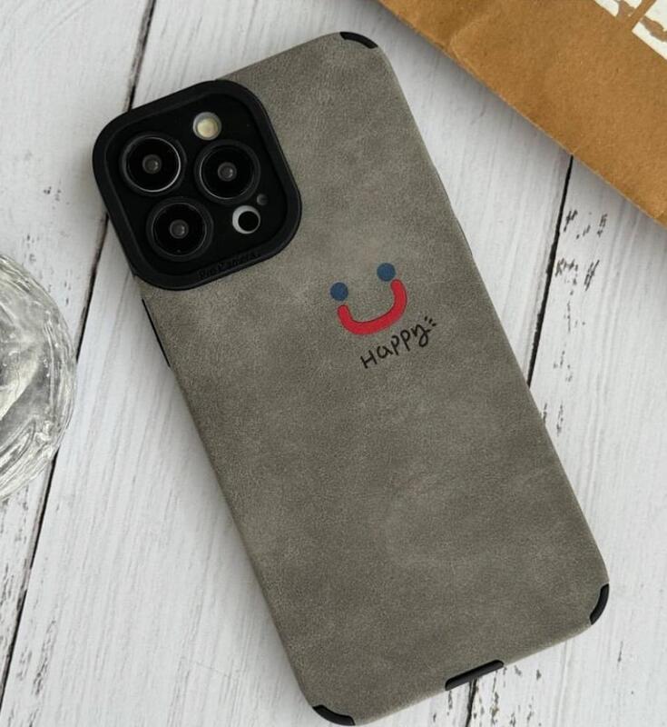 מגן Iphone 13 ProMax Happy gray