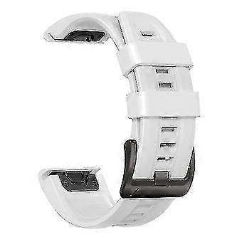 רצוע שעון סיליקון לבן 20MM