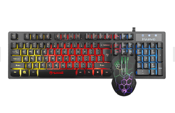 סט מקלדת/עכבר MARVO KM409 GAMING RGB