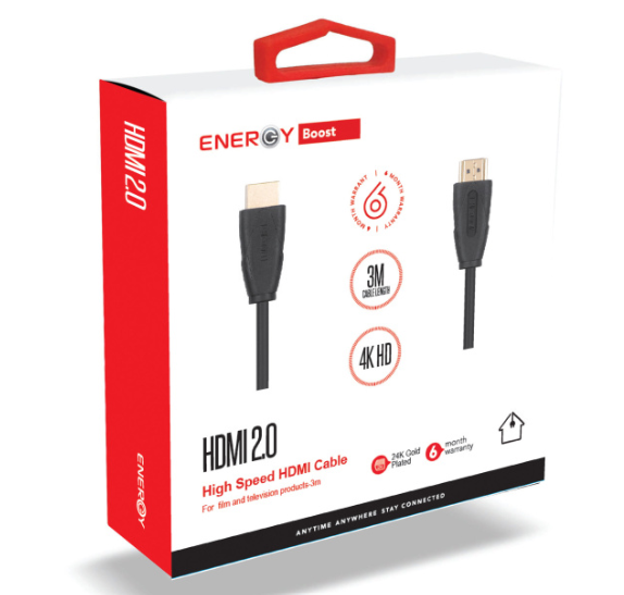 כבל hdmi to hdmi 2.0 4k 3M