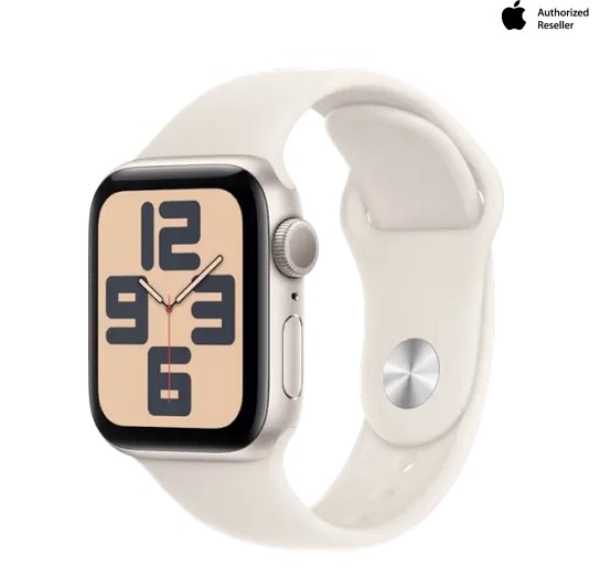 Apple Watch SE GPS 40mm Starlight Aluminium With Starlight Sport Band
