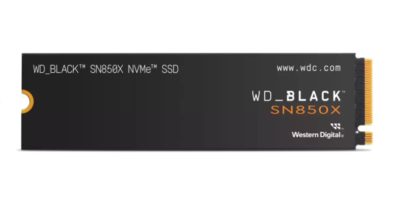 כונן WD BLACK SN850X NVMe SSD With Heatsink PCle 4.0 NVMe M.2 2TB SSD כולל גוף קירור