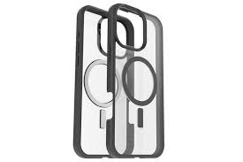 מגן  OtterBox black Clear Magsafe Iph16pro max