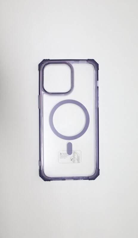 מגן שקוף סגול IPHONE 14 PRO MAX MAGSAFE