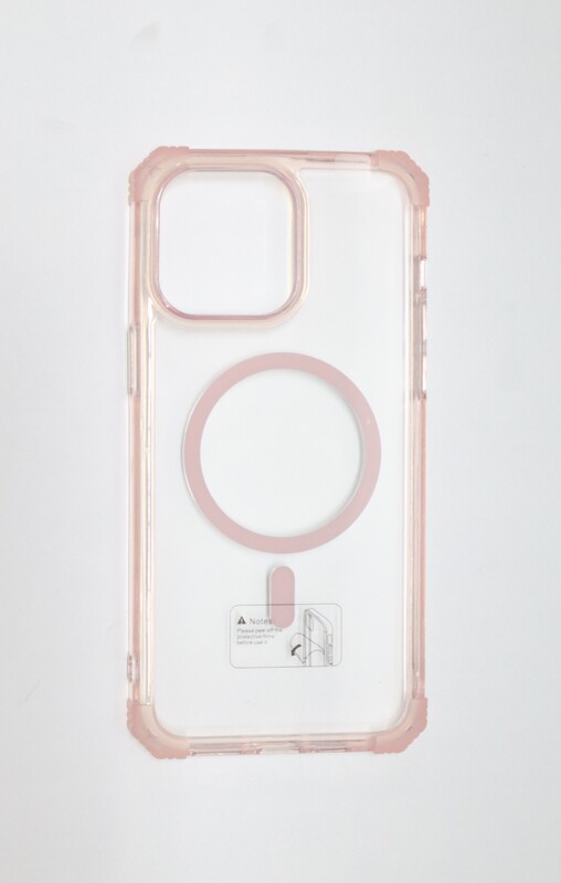 מגן שקוף ורוד IPHONE 13 PRO MAX MAGSAFE