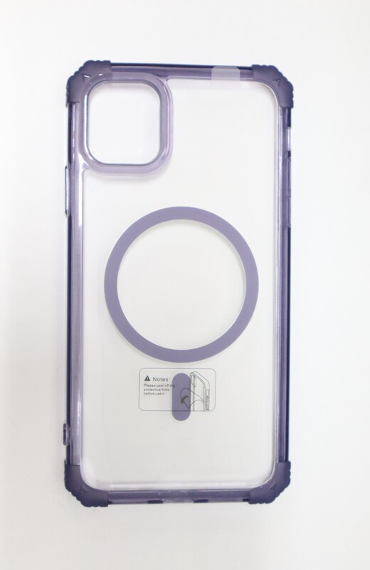 מגן שקוף סגול IPHONE 11 MAGSAFE