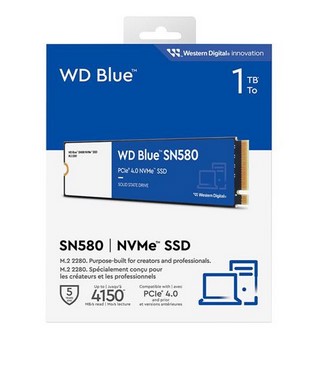 WD Blue SN580 1TB WDC TLC