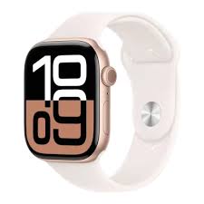 APPLE שעון חכם Watch Series 10 GPS+Cell 46mm GOLD ROSE Aluminium Sport Band