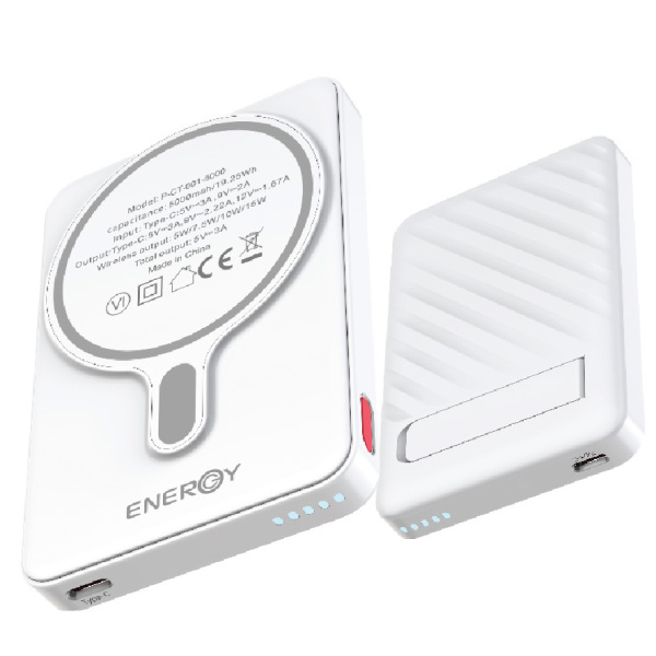סוללת גיבוי 5000mah אלחוטי שחור