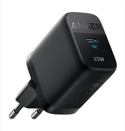 מטען קיר USB-C Wall Charger 25W Anker - שחור