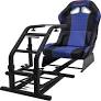 מושב בצבע כחול ושחור RACING SIMULATOR COCKPIT GY032