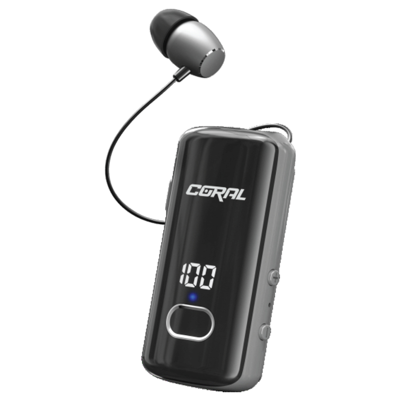 אוזניית קליפס רולר שחור CORAL VIBE 5 BT