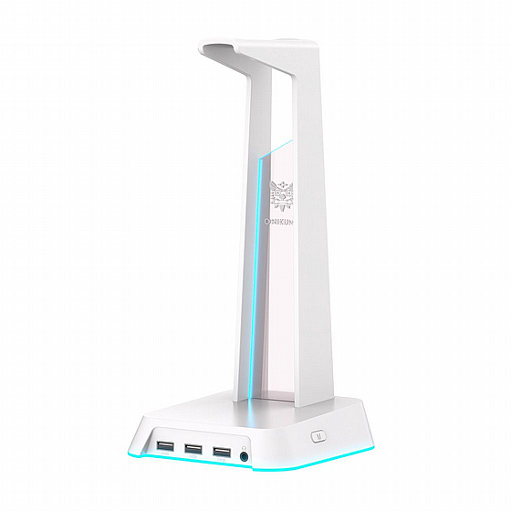מתקן לאוזניות ONIKUMA ST-02 RGB WHITE