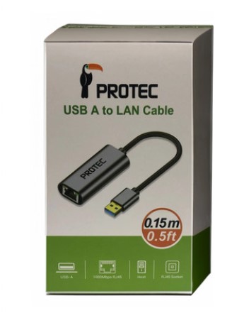 מתאם USB 3.0 to LAN 1000mbps PROTEC