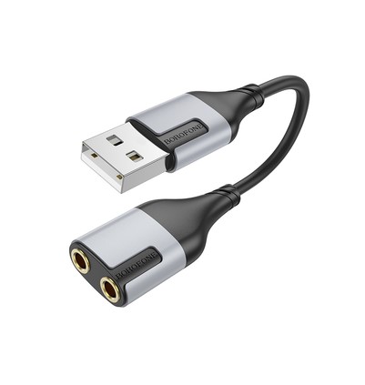 מתאם USB to 3.5mm BOROFONE BV19