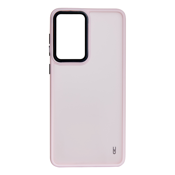 כיסוי קשיח לגלקסי A56 ורוד שקוף - Grip Case Hybrid