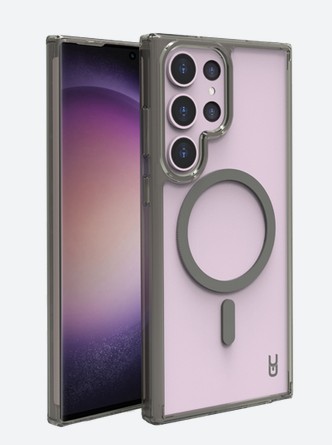 מגן Crystal Magsafe S25 ULTRA BLACK