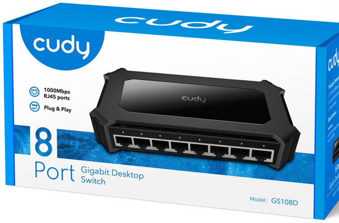 מתג שולחני Cudy 8-Port Gigabit GS108D