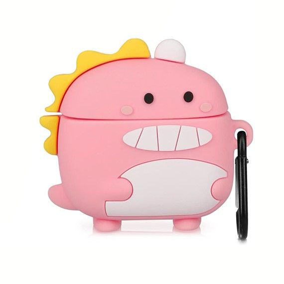 מגן AirPods 2 pink dinosaur