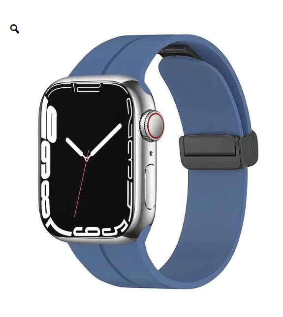 רצועת סיליקון מגנטית 42/44/45/49 תכלת לשעון Apple Watch