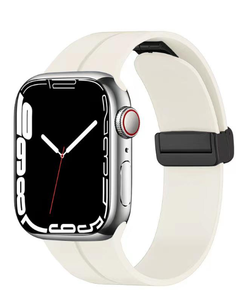 רצועה מגנטית לשעון 38/40/41 קרם לשעון Apple Watch
