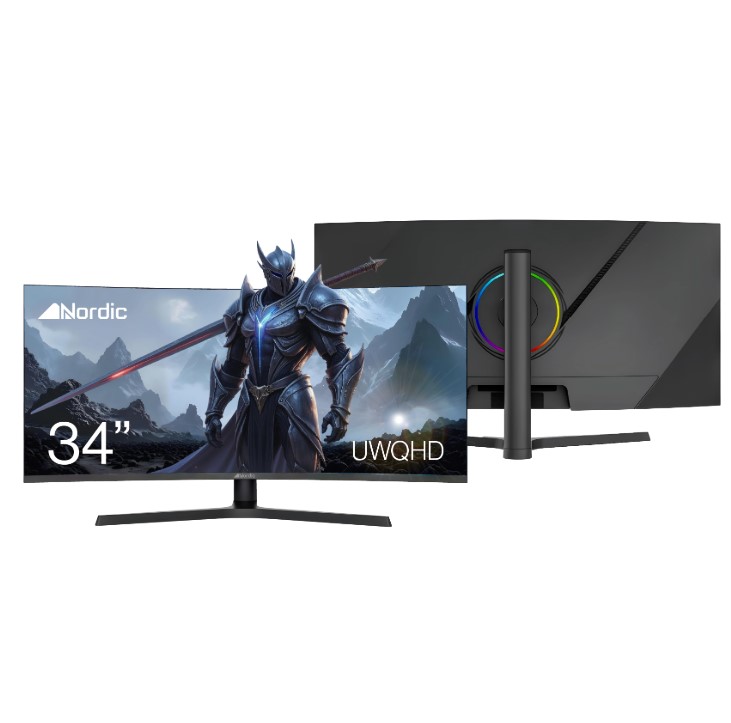מסך מחשב גיימינג קעור “34 Nordic UWQHD 144HZ