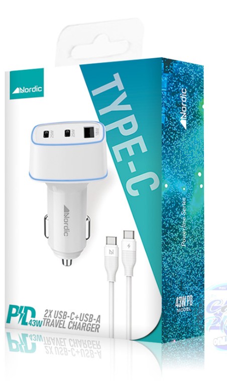 TRAVEL CHARGER PD 43W NORDIC