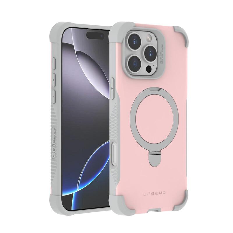 grip case legend magsafe iph 16 promax pink