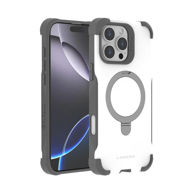 grip case legend magsafe iph 16 pro white