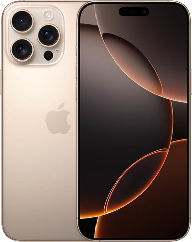 אייפון Apple iPhone 16 Pro Max 256GB - צבע Desert TITANIUM - שנה אחריות יבואן מקביל - ללא מטען וללא אוזניות