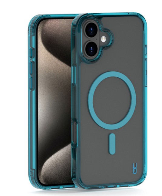 מגן Crystal MAGSAFE BLUE Iph 17