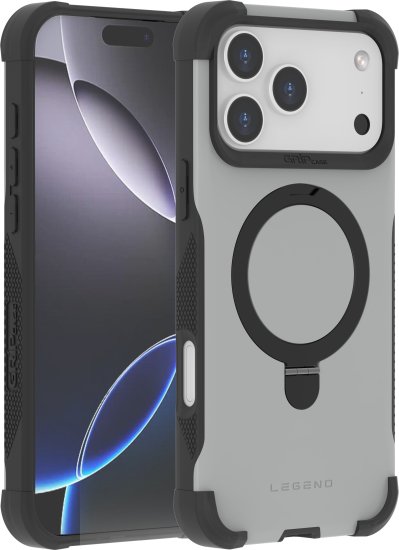 מגן LEGEND MAGSAFE Iph 17 PRO GRAY