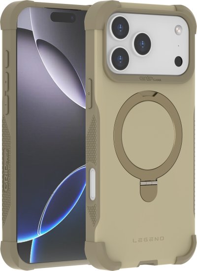 מגן LEGEND MAGSAFE Iph 17 PRO MAX GOLD