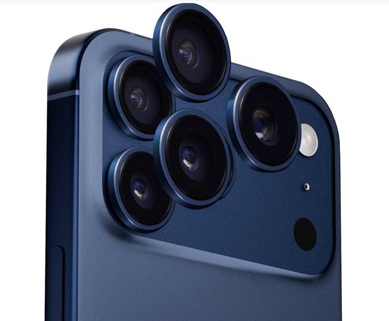 מגן מצלמה IPHONE 17 PRO -17 PROMAX BLUE