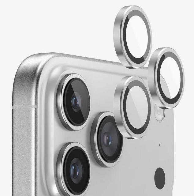 מגן מצלמה IPHONE 17 PRO-17 PROMAX SILVER