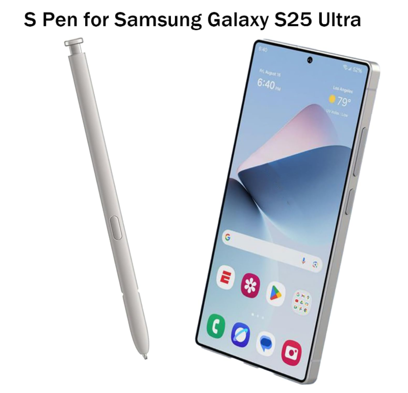 עט אפור בהיר S25 ULTRA