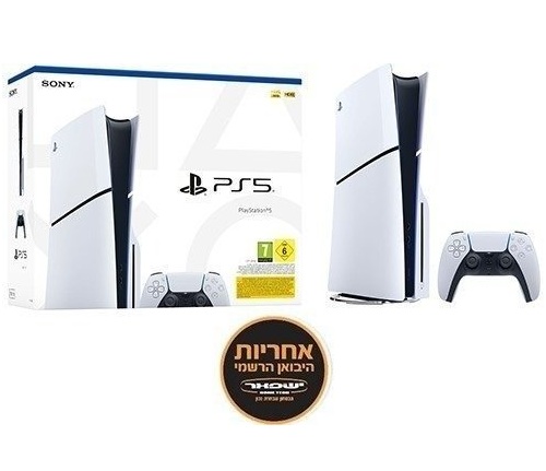 קונסולת Sony PlayStation 5 Slim 1TB SSD Bluray Edition - אחריות יבואן רשמי ישפאר