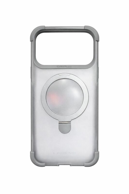 מגן LEGEND MAGSAFE Iph 17 PRO MAX GREYשקוף