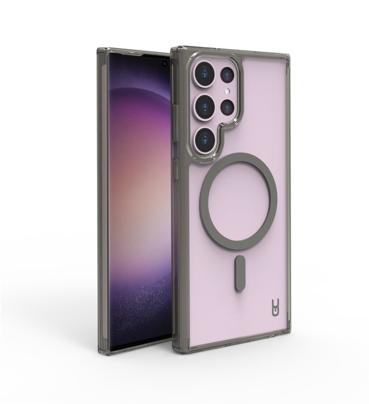 מגן שקוף Grip Case Crystal MagSafe for Galaxy S26 Ultra GRAY