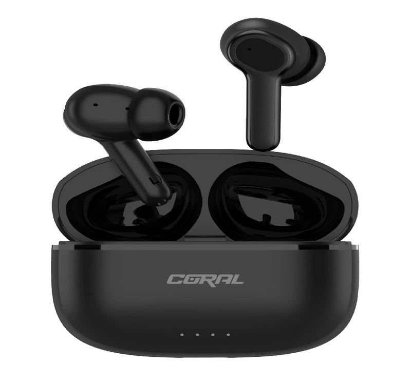 אוזניות אלחוטיות  CORAL Freedom TWS ANC BT Black