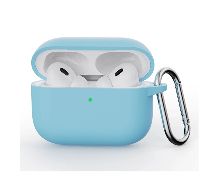 מגן ל AirPods Pro 3 Silicone Light Blue