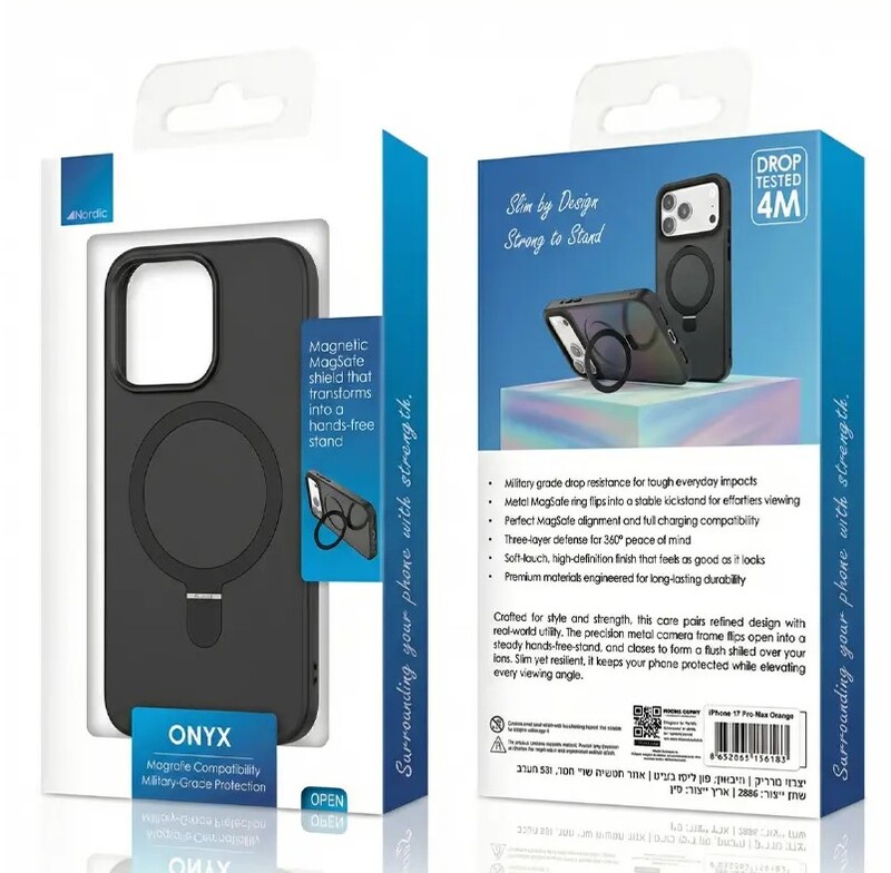 כיסוי ONYX SHIELD 16PM BLACK