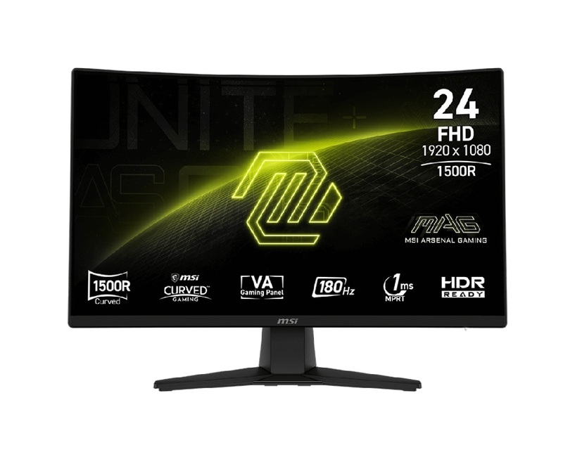 מסך Gaming Monitor MSI MAG 242C 23.6-inch 180HZ קעור