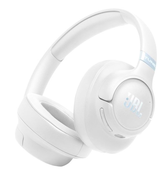 אוזניות אלחוטיות עם ביטול רעשים אדפטיבי JBL Tune 780NC Over Ear - צבע לבן