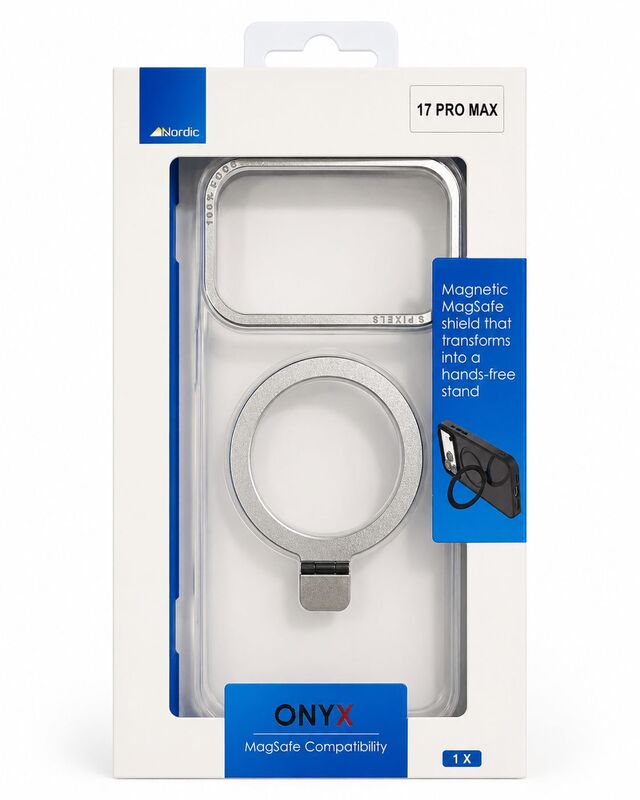 IPHONE 17 PRO MAX SILVER מגן